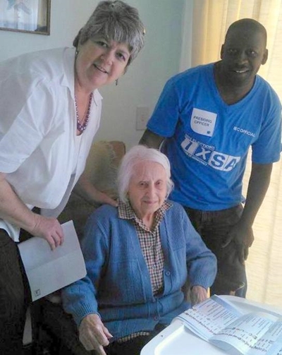 Centenarian votes for SA's future